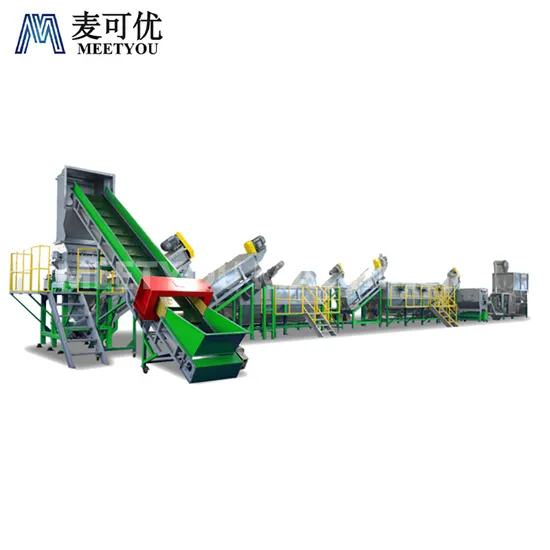 Meetyou Machinery Plastic Garbage Recycling Washing Machine Pet Scrap Recycling Plant China PP/PE Plastic Bottle Crushing Washing Drying Washing Line Factory