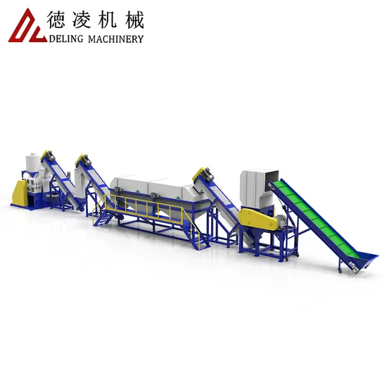 Deling PP PE Plastic Recycling Film Washing Crushing Granulation Machine Line Customized Equipment