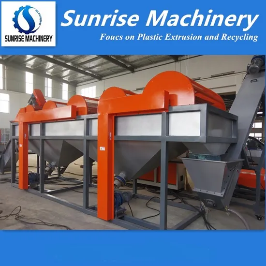 Crushing Washing Drying Recycling Line PP PE Film Washing Line 500kg/H