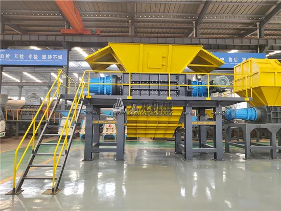 Scraps Metal Shredder Aluminium Disc Wheel Shredder Machine Double Shaft Shredder