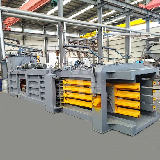 Automatic Aluminum Tin Can Baler Hydraulic Scrap Paper Baler Machine