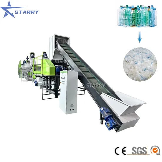Pet Bottle Recycling Plant/Wash Plastic Line Recycling Machine for Plastic Bottles