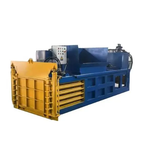 Horizontal Hydraulic Baling Machine with Remote Control Cardboard Box Compression Packaging Machine Carton/Plastic Bottle/Cans Bottle Compression Equipment