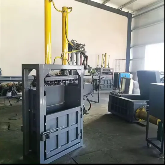 Automation Hydraulic Vertical Truck Car Used Tyre Baler for Sale Baler Machine