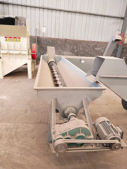 Waste Plastic Woven Bag PP PE Film Plastic Washing Line