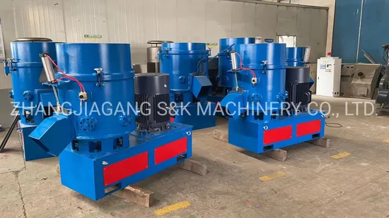 Washing Crushing Clean Film Woven Bag Fiber Agglomerator Densifier to Raw Materials