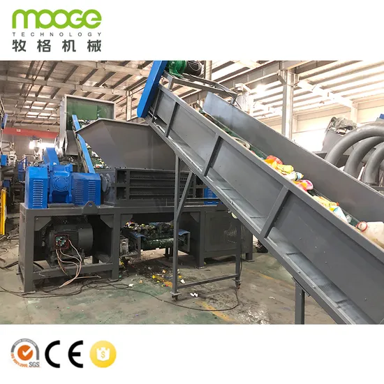 plastic hdpe milk bottle washing recycling production line