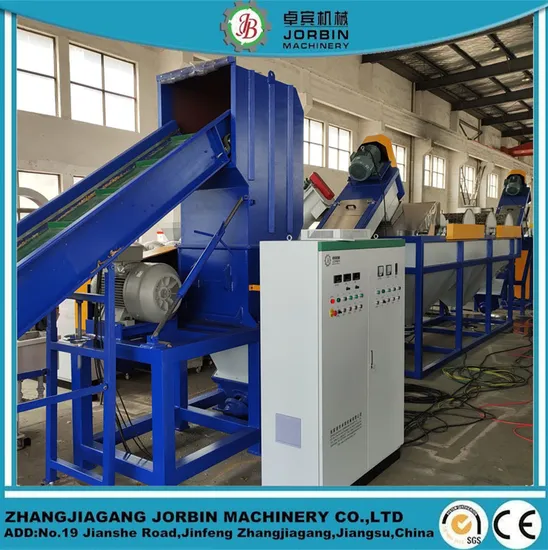 Waste Pet Bottles Pet Flakes PP PE Film PP Woven Bags Recycling Line/Washing Line with 500kg/H