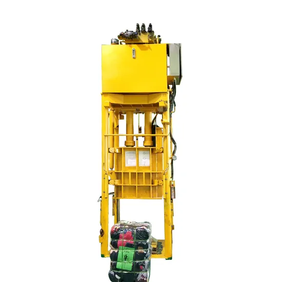 Vertical Hydraulic Cotton Textile Cloth Baler
