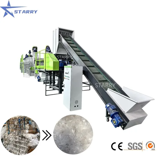 High Efficiency Recycle Plastic Crushing Washing Recycling Machine