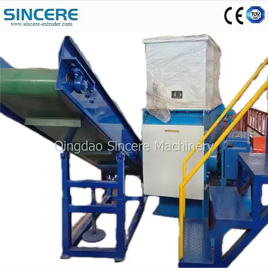 Waste Plastic PP/PE/HDPE/LDPE/PVC Pipe Shredder Machinery Price