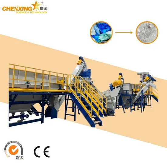 PE PP Plastic Bag Film Washing and Recycling Line