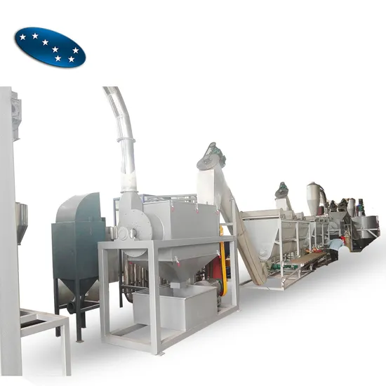 Pet Bottle Flake Recycle and Transpar Hot Wash Line