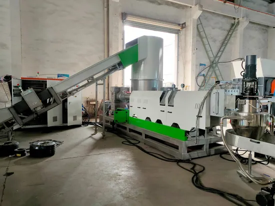Waste Plastic Recycling PP Woven Bags Granulating Machine