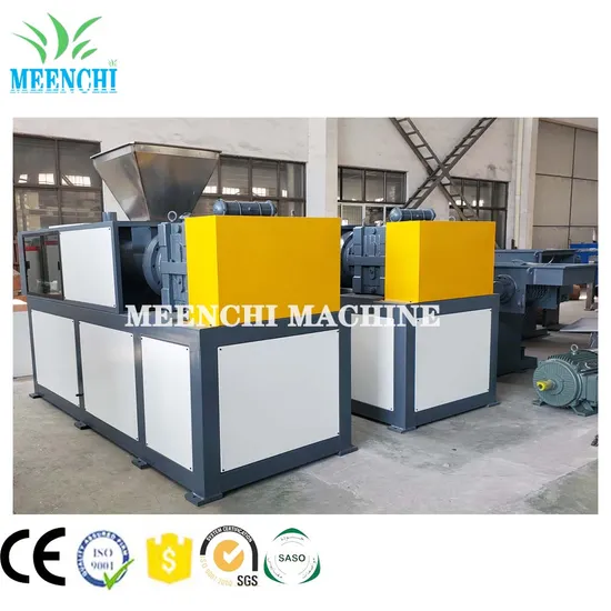 PE PP Plastic Films Squeezer Granulator Wet Films Squeezer and Granulator Machine Plastic Film Squeezer Pelletizing