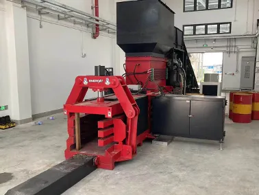 Auto Tie Horizontal Baling Machine Baler Recycling for Occ, Waste Cardboard, Paper, Plastic, Pet Bottles, Cans, Metal, Straw, Hay