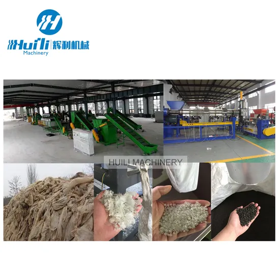 HDPE LDPE Plastic Film Recycling Washing Line