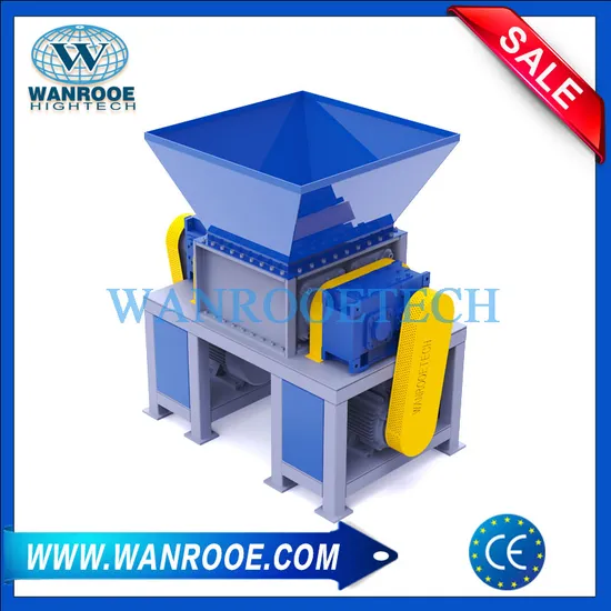 450-1500 Kg/H Waste Plastic Film and Woven Bag Double Roll Single Shaft Shredder Machine