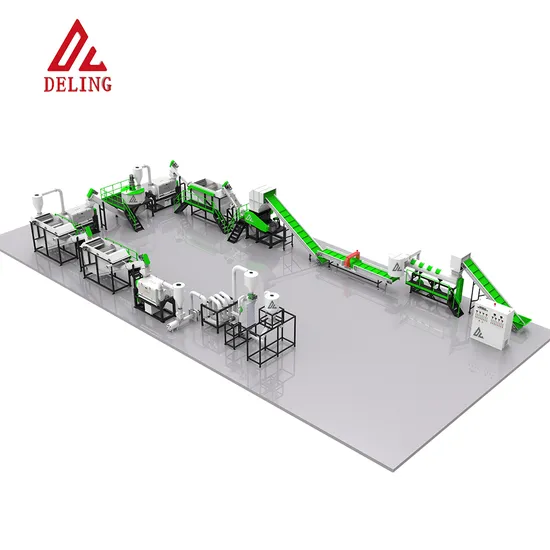 Pet Bottle Plastic Recycling and Cleaning Plastic Crushing Material Recycling Production Line Lowest Price