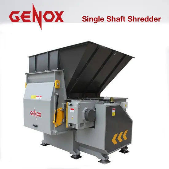 High Performance Single Shaft Crusher/Waste Plastic Recycling Shredder