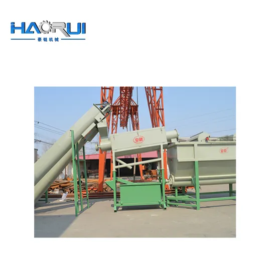 Professional Solution Waste Plastic Pet Bottle, Water Bottle Flake Hot Washing Line Plastic Recycling Machine