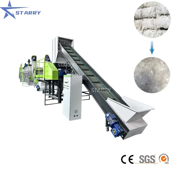 High Speed Plastic Washing Machine for PP PE Film Soft Material Film Friction Washer Machine