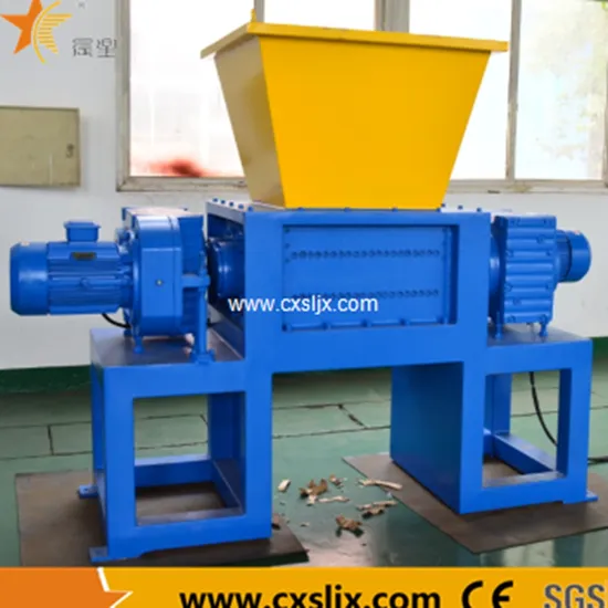 Waste Plastic Recycling Small Double Shaft Shredding Machine