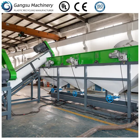 HDPE PP Bottle Hard Rigid Plastic Crushing Washing Drying Recycling Machine PP Rigid Bottle Flakes Plastic Recycling Line