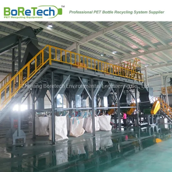 3000kg/H B2B Grade PET Bottle Recycling Machine