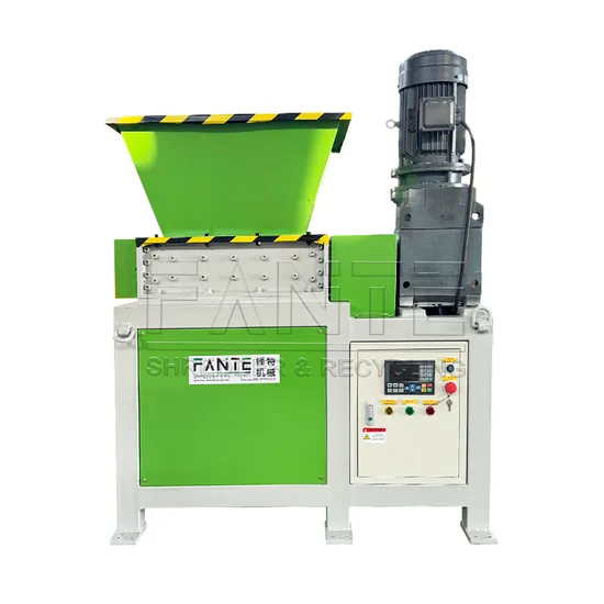 Mini Scrap Metal Plastic Tire Rubber Wood Computer Shredder Recovery Machine