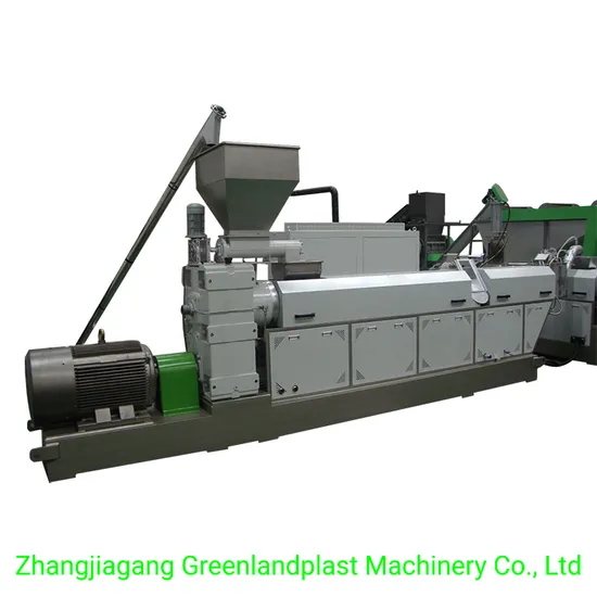 Greenlandplast Waste PP PE Plastic Recycling Pelletizing Machine