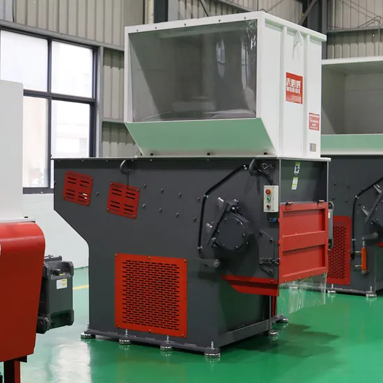Large HDPE PE PP PA Lumps Plastic Pipe Electronic Waste Shredder Hydraulic Shredder for Sale
