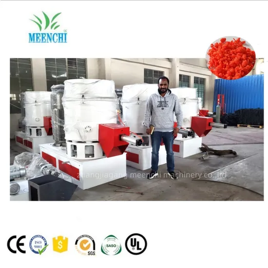 1000L Hq 150 150L Hard Plastic Waste Agglomerator Machine Fishing Nets Recycling
