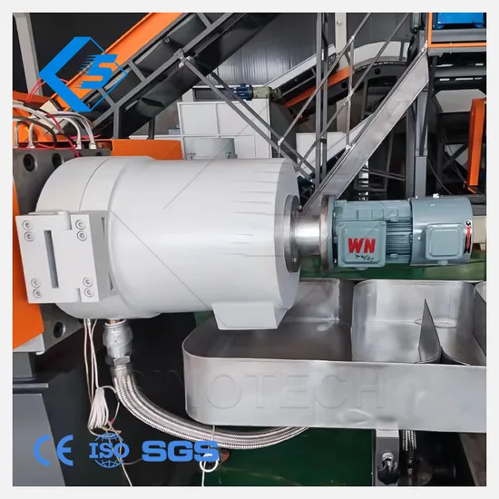 Plastic PP PE LDPE LLDPE Agricultrual Film Recycling and Pelletizing Granulator Granulating Machine with Compactor Design