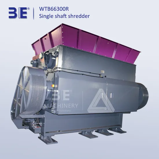 Rdf Single Shaft Shredder High Shredder