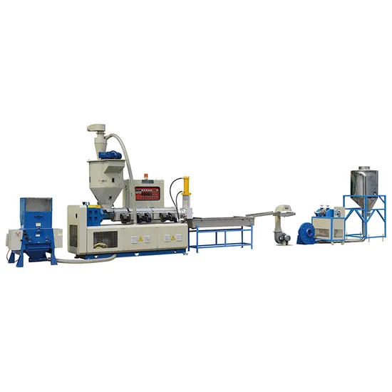 Polyethylene Double Screw PP PE Film Waste Plastic Recycling Machine