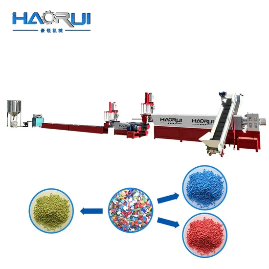 High Capacity Plastic Recycling Machine Granule Cutting Pelletizer