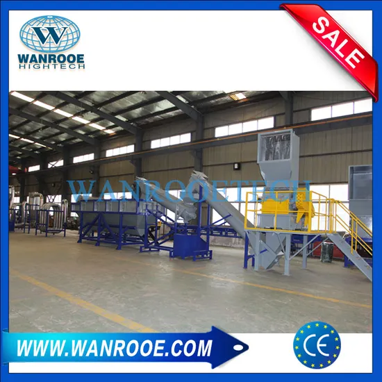 Waste PP PE PVC Film Plastic Recycling Washing Machine