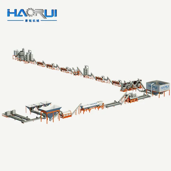 Hr3000 Polyester Pet Bottle Plastic Recycling Machine Washing Line