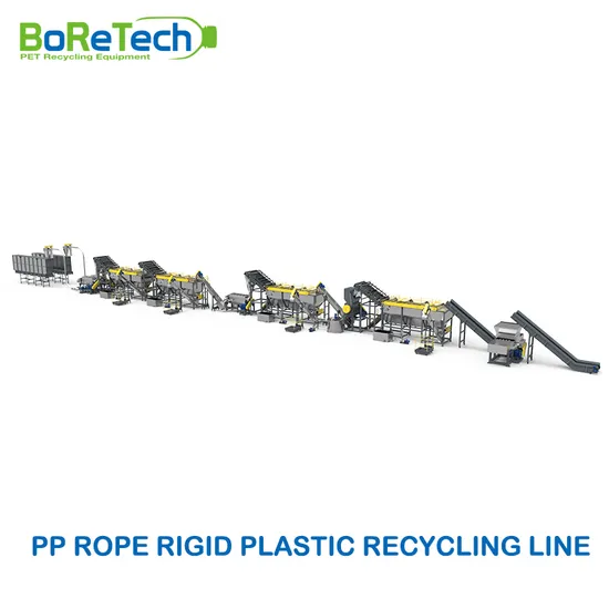 PP Ropes Waste Rigid Plastics Recycling Washing Line