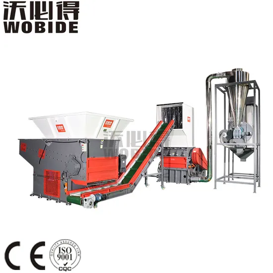 on Sale Single Shaft Shredder with Crusher Plastic Recycling Machine