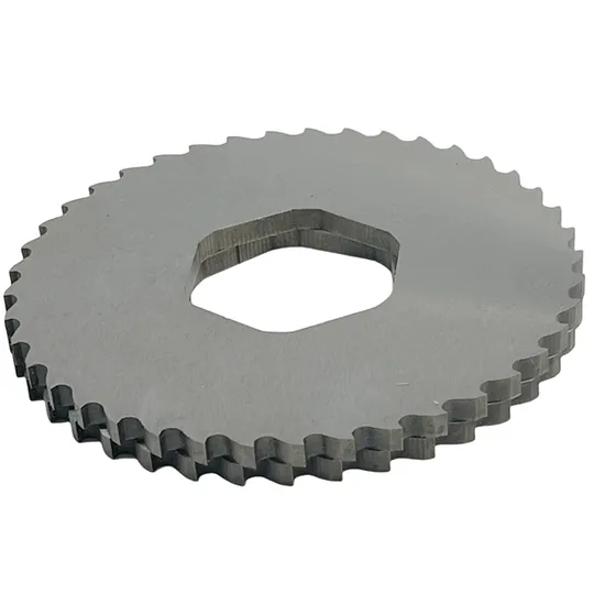 Custom 9crsi Material Wood Rubber Tire Plastic Shredder Blade