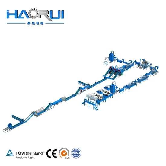 New Design Recycled Plastic Pet Bottle Flakes Recycling Washing Line Plant Machine