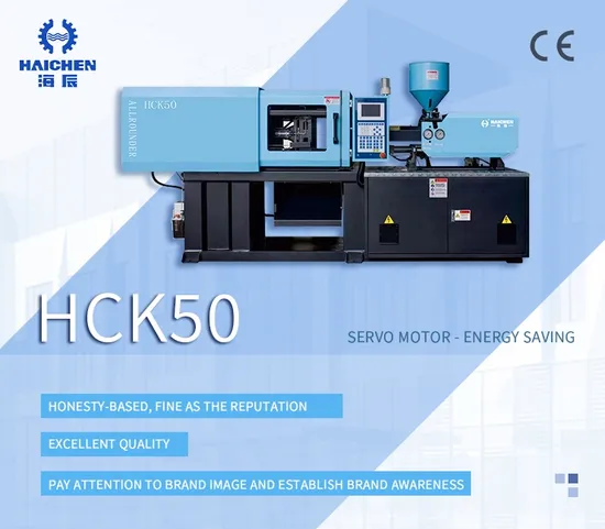 Haichen 50-Ton Horizontal High-Precision Plastic Products Energy-Saving Injection Molding Machine