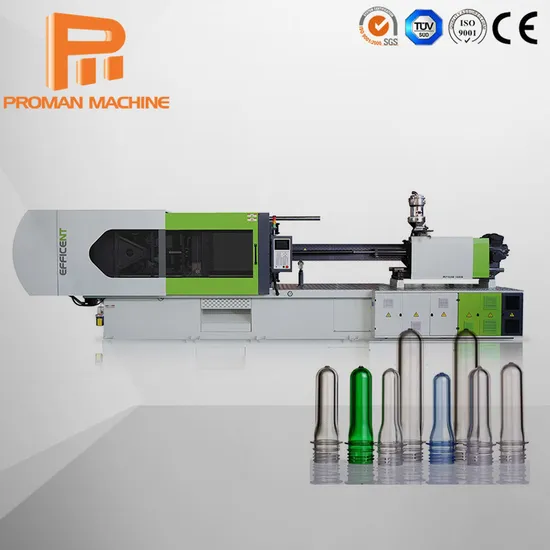 Small 160 Ton Clamping Capacity 8 Cavity Small Plastic Water Bottle Pet Preform Injection Molding Equipment