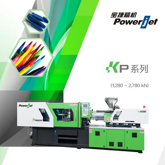 Powerjet Horizontal Servo Plastic Injection Molding Machine for Ballpoint Penholder Production