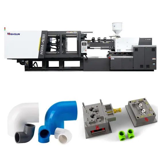 CE Standard High Response New Style Servo Energy-Saving Plastic Injection Molding Machine for PVC Fittings Hxm488-PVC