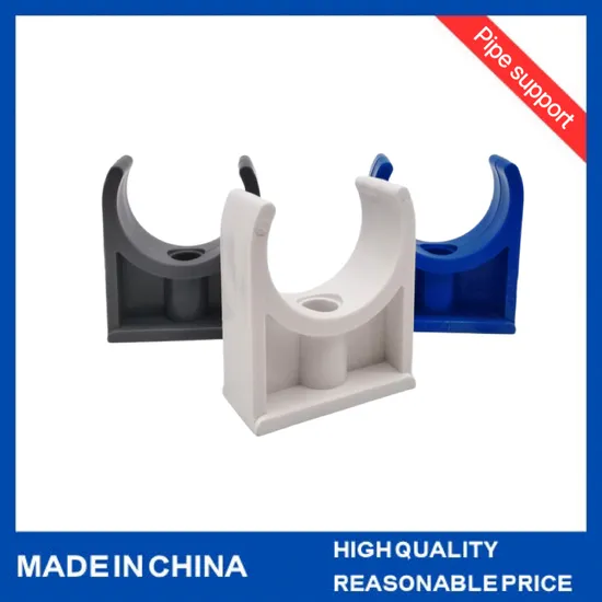 DIN Standard Plastic Pipe Fitting UPVC/PVC-U/PVC Bracket for Water Supply