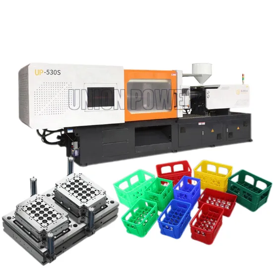 High Performance up-530 Beer Box Injection Molding Machine with 1000L Tank Volume