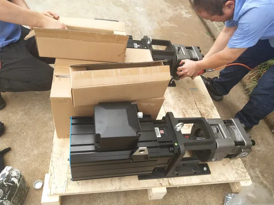 Servo System for Plastic Injection Molding Machine Hydraulic, Controlling System Parts Qt Hg Internal Gear Pump Drive Motor